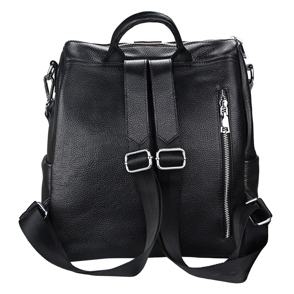 حقائب ظهر نسائية من الجلد الطبيعي على الموضة جديدة لعام 2025 حقيبة ظهر كاجوال من الجلد الطبيعي الحقيقي للسيدات والبنات والطالبات