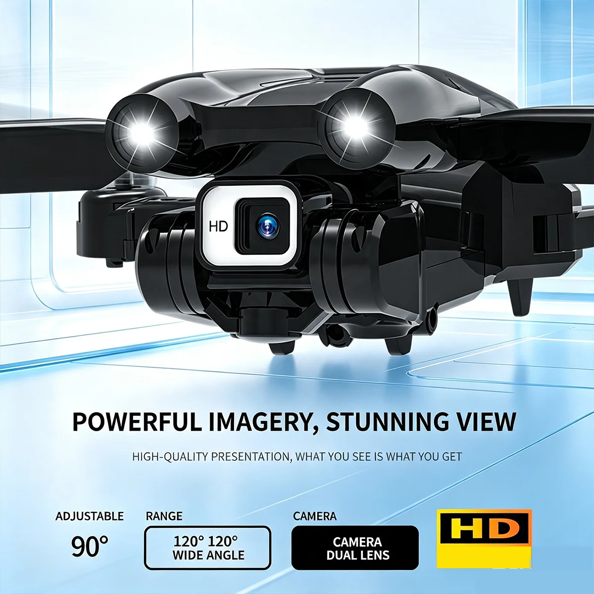 YT163 RC Drone With Dazzling L - Drone Rc Folding review and price