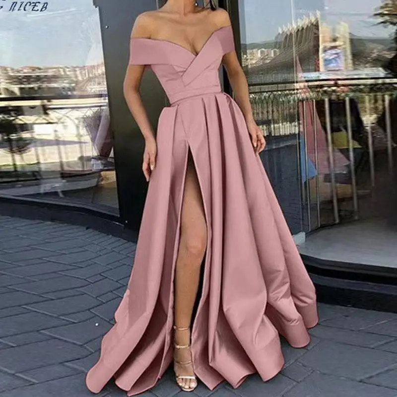 

Women's Deep V-ne Dr Multi-color EBay Color Dr 2024 New Summer Gown Princ Skirt ape High Waist No Sve