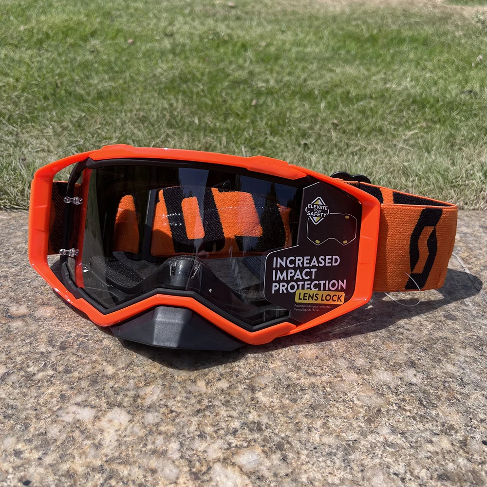Winddichte Schutzbrille für Motocross, Sicherheitsbrille mit HD-Gläsern, Rennbrille für Offroad-Motorradfahren, Outdoor-Radbrille für Herren und Damen – Detail 4
