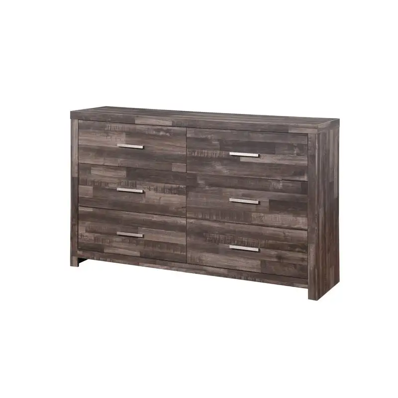 Dark Cherry Finish Dresser with Elegant Design and Ample Storage Space - Perfect for Bedroom Organization and Style