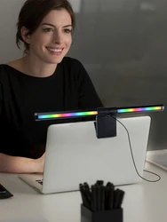 Led monitoring lamp RGB stepless dimming screen hanging magic color eye protection supplementary light monitoring desk lamp