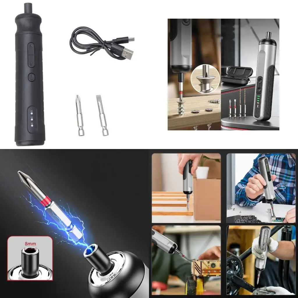 cacciavite elettrico Trapano avvitatore ricaricabile a batteria con luce LED qualità