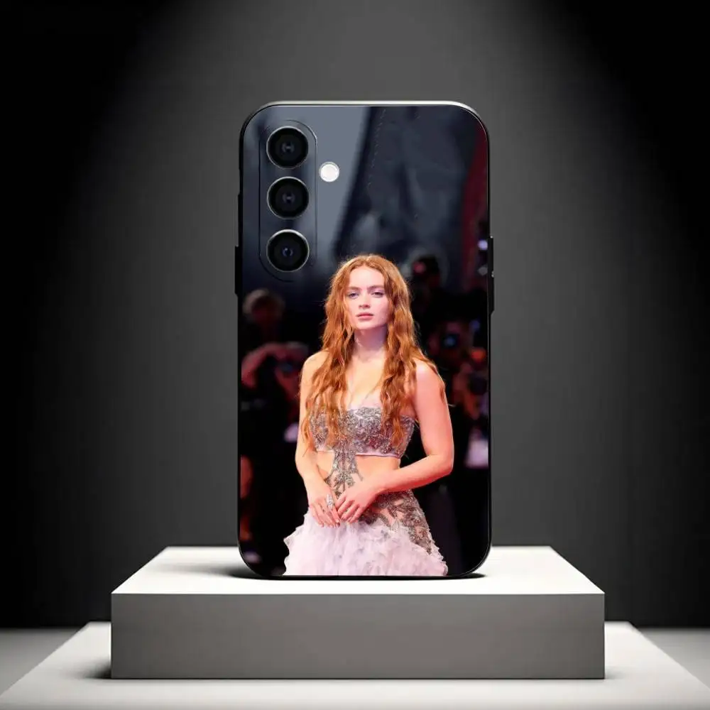 Custodia per telefono A-Actor Sadie Sinkjpg per Samsung Galaxy A73, A72, A71, A70, A53, A52, A51, Altri Soft Black Shell