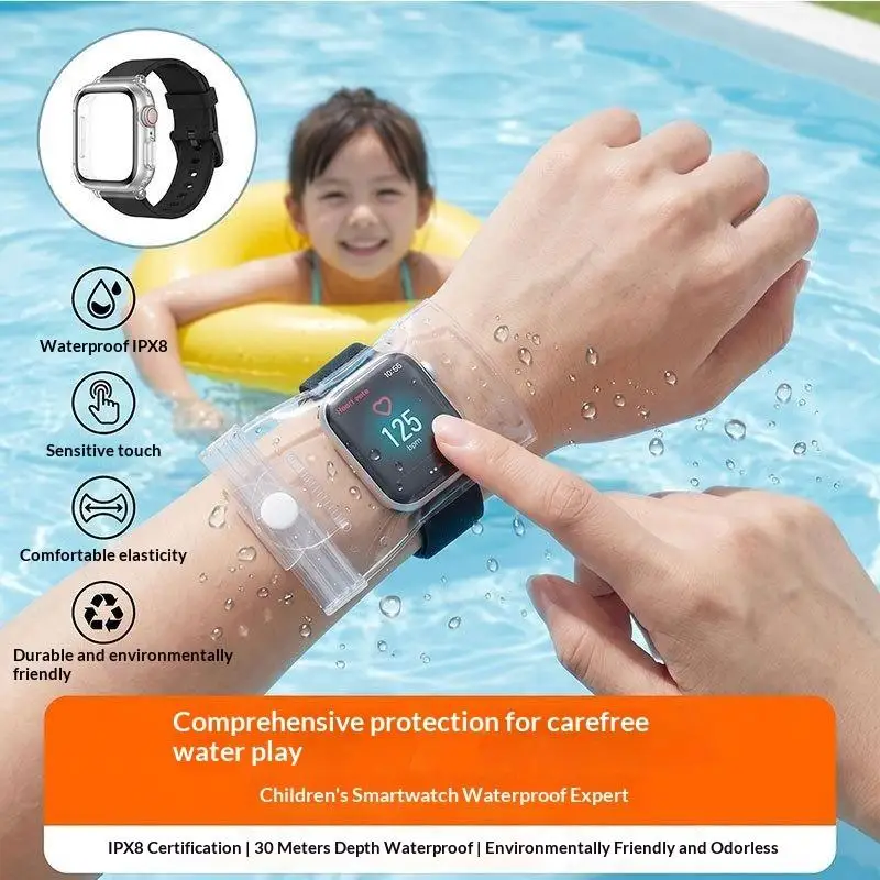 Touchscreen Compatible, Waterproof, PVC Smartwatch Protective Cover - Effective And Easy-to-Use Waterproof