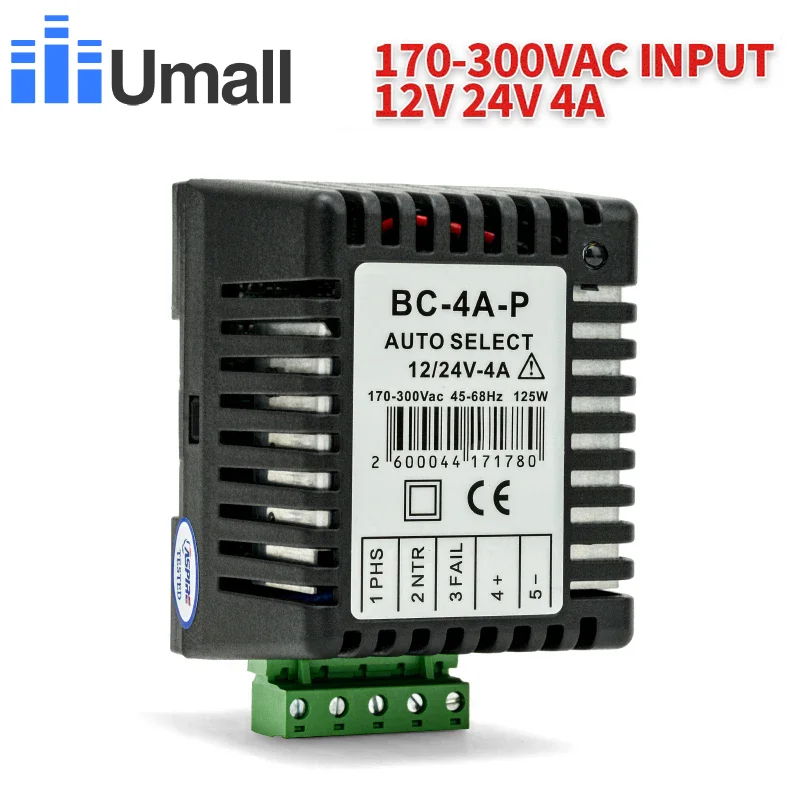 2024 BC-4A-P 12V/24V 4A Generator Battery Charger  AUTOSELECT Generator Set Parts