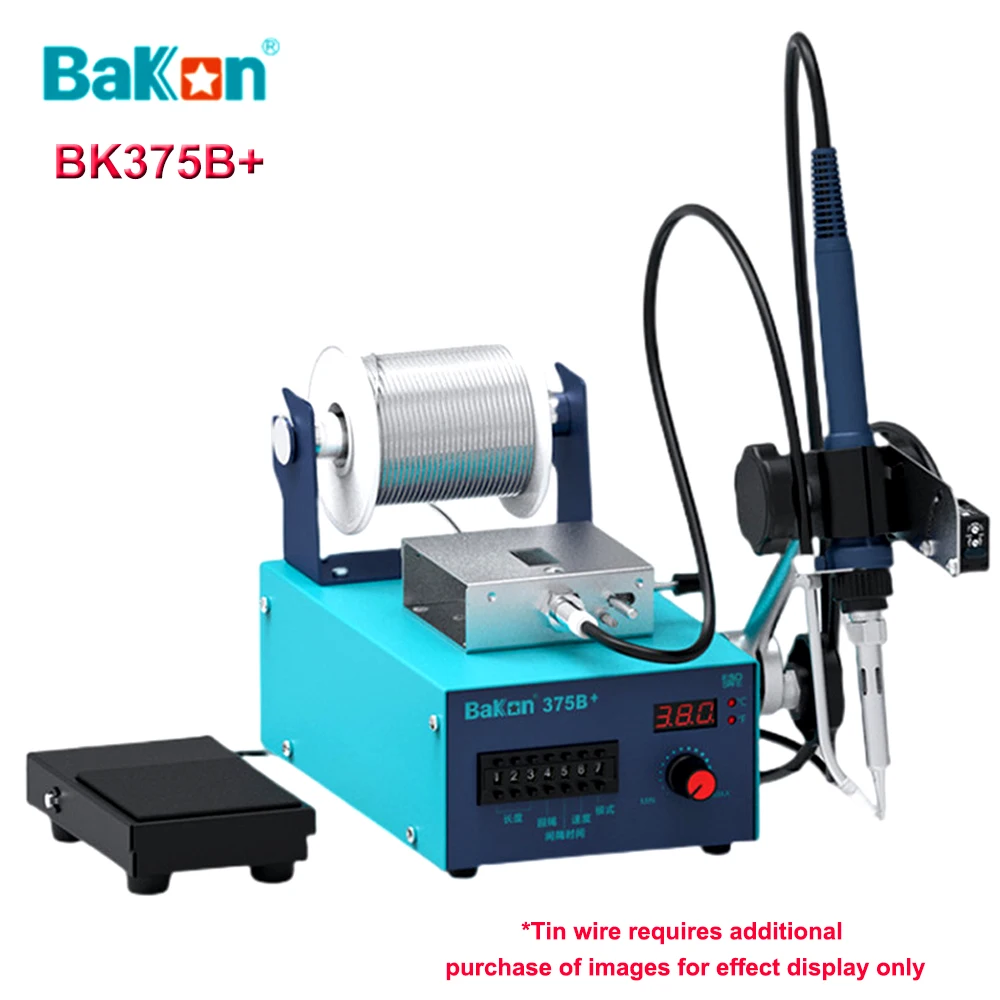 70WBK375B+ Automatic Solder Wire Feeder Pedal Soldering Station Soldering Machine Welding Feeder Electronic Product Welding 220V