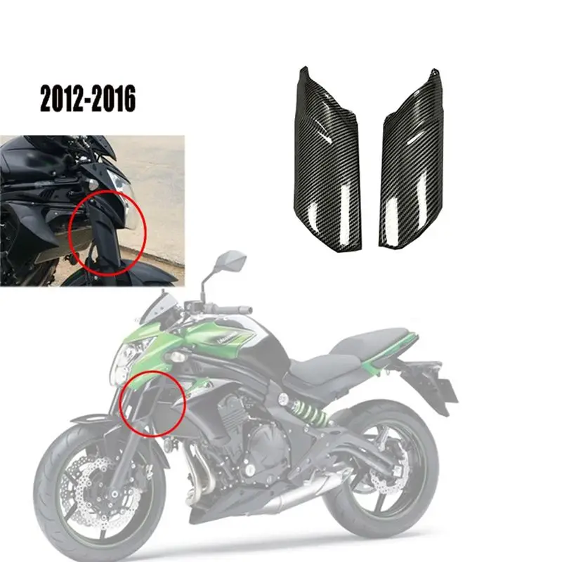 

A95E-Motorcycle Front Fender Fork Shock Cover Guard Protector Fairing Motorcycle Accessories For KAWASAKI ER6N 2012-2016