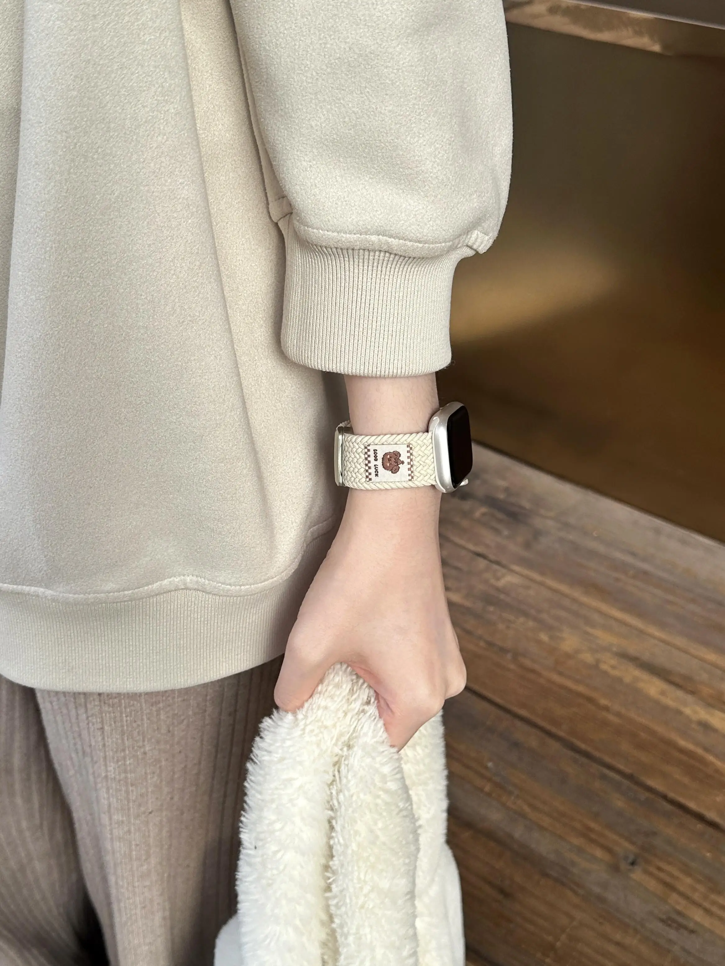 Magnetic Elastic FORCE ไนลอนสําหรับ Apple Watch band ผู้หญิง 10/9/8/7/6/5/4/3/2 SE 38 มม.40 มม.41 มม.42 มม.44 มม.45 มม.46 มม.49 มม.
