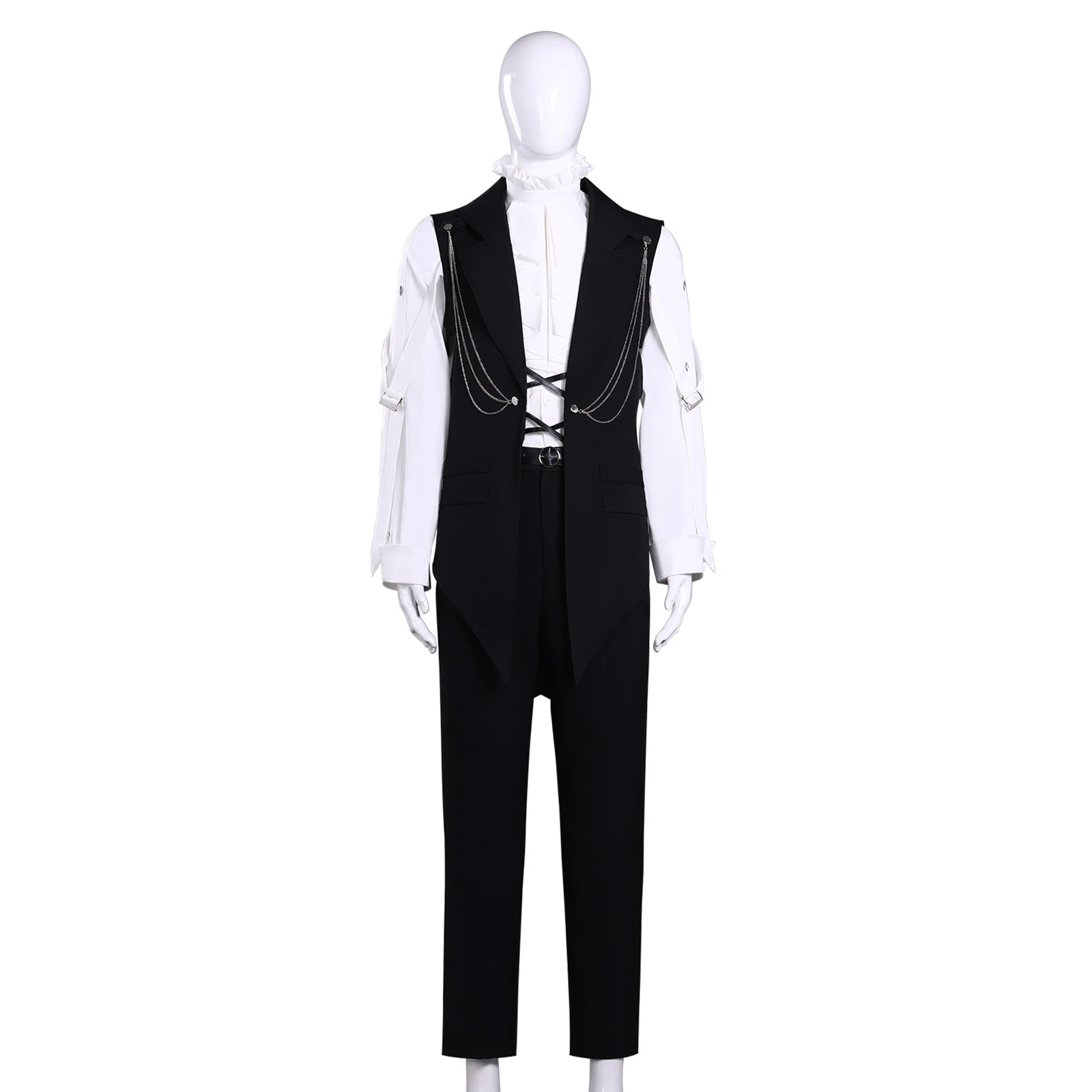 

Sakaguchi Ouri Cosplay Costume Anime Boy Band Shirt Pants Set Singer Performance Costume Halloween Carnival Party Uniform