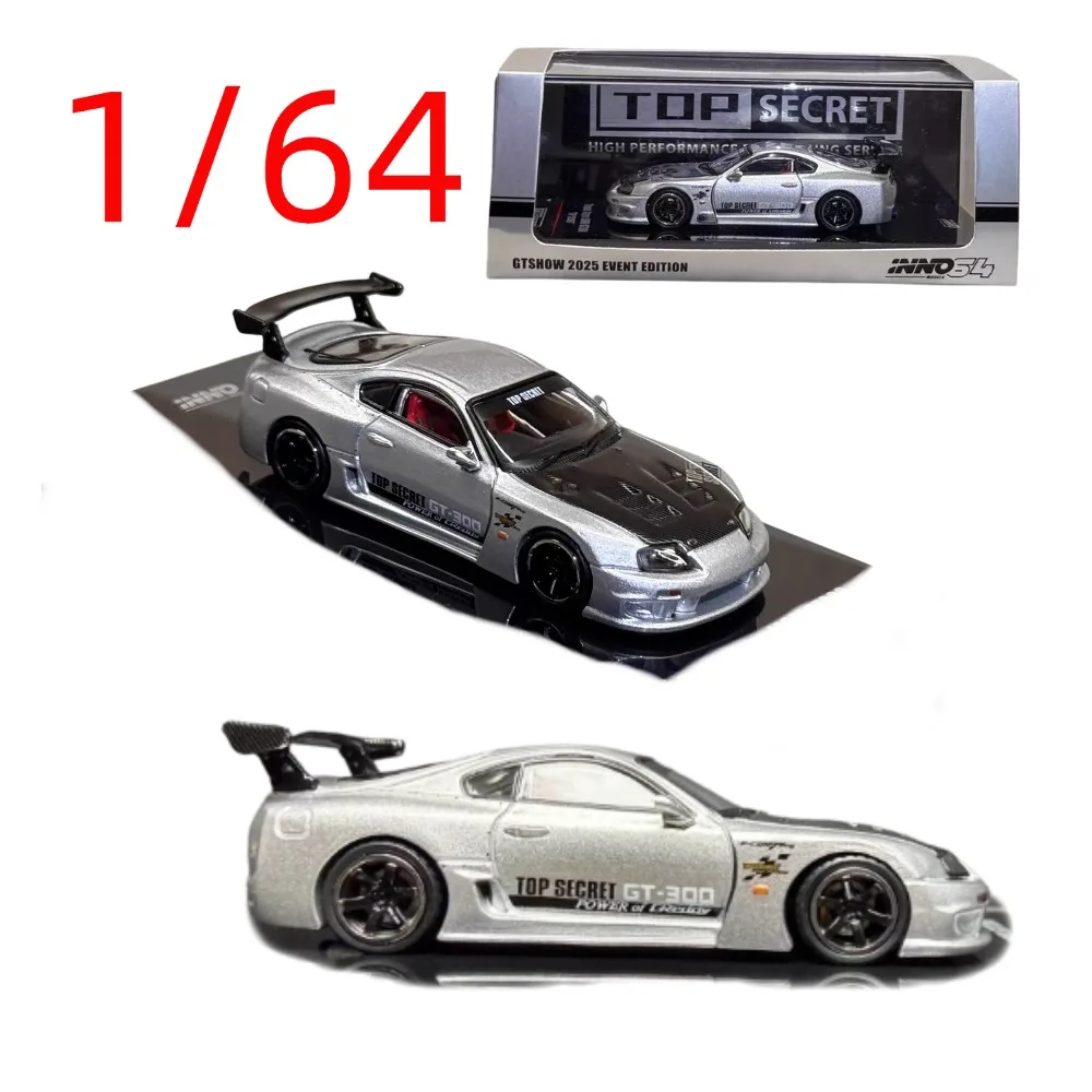 inno-modellino-auto-sportiva-toyota-supra-a80-top-secret-in-scala-1-64-edizione-limitata-gt-2025-in-lega-pressofusa