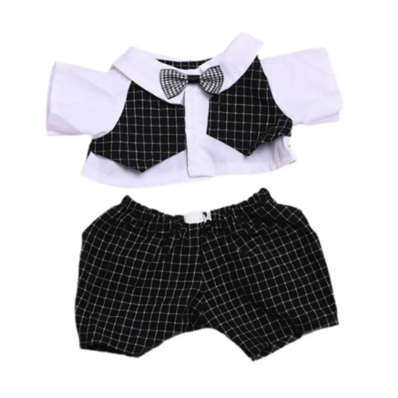 Conjunto de roupas e calças para bonecas, conjunto de 2 peças, roupa casual, roupas em miniatura, presentes de aniversário para menino, 38cm