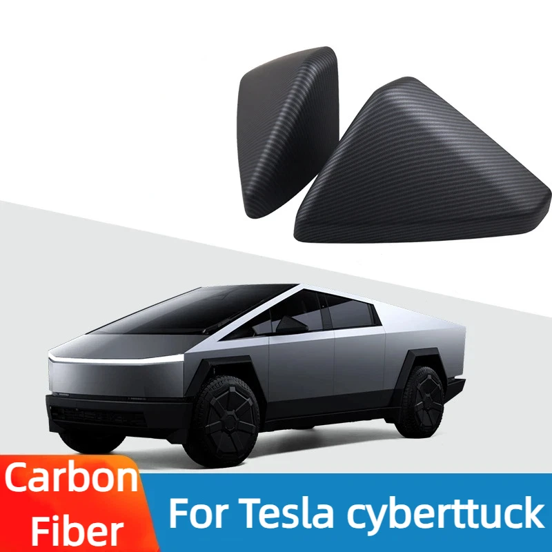 Cubierta para espejo retrovisor compatible con Tesla Cybertruck 2024, accesorios decorativos para modificación de automóviles Cybertruck