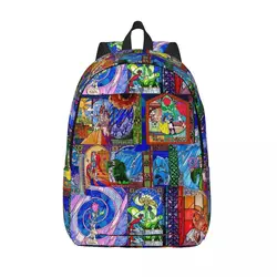 Beauty And The Beast Anime Backpack for Preschool Primary School Student Bookbag Boy Girl Kids Daypack Sports