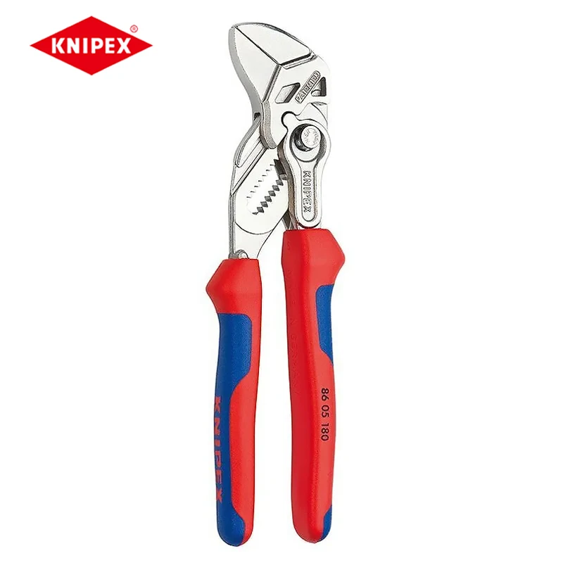 

KNIPEX Pipe Wrenches and Water Pump Pliers Multi-Component 7-1/4 Inches Comfort Grip Plier 86 05 180