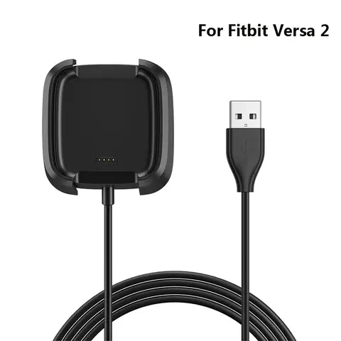 Szybka ładowarka USB do Fitbit Versa 2 Kabel ładujący do Fitbit Versa 2 Ładowarka Stacja dokująca Stojak Akcesoria do inteligentnych zegarków