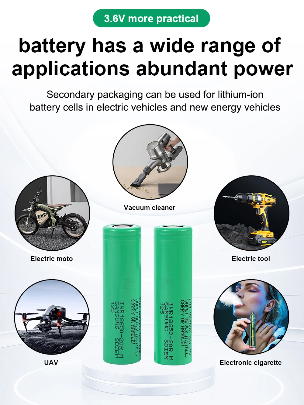 5/10/15PC 100% original 2000mAh 18650 battery 3.7V ICR 18650 rechargeable lithium battery, suitable for flashlight drones