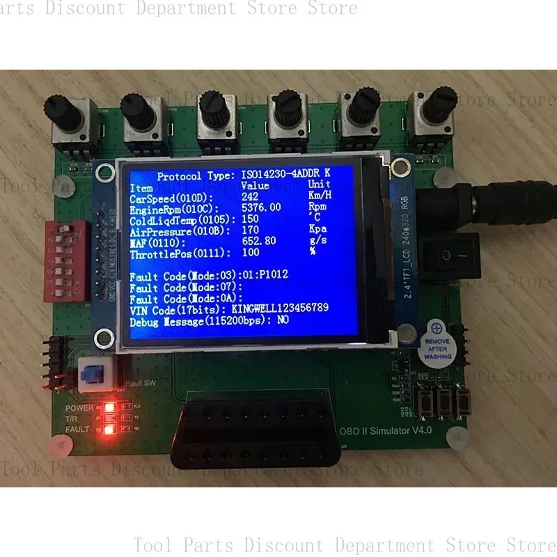 

Spot GoodsEnglish Version Vehicle ECU J1939 Simulator ELM327 Testing And Development