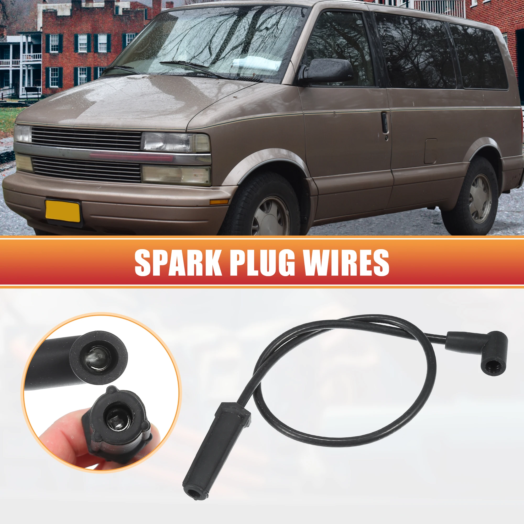 

UXCELL 7 шт. провод свечи зажигания кабель катушки зажигания No 12074078 для Chevrolet Astro G10