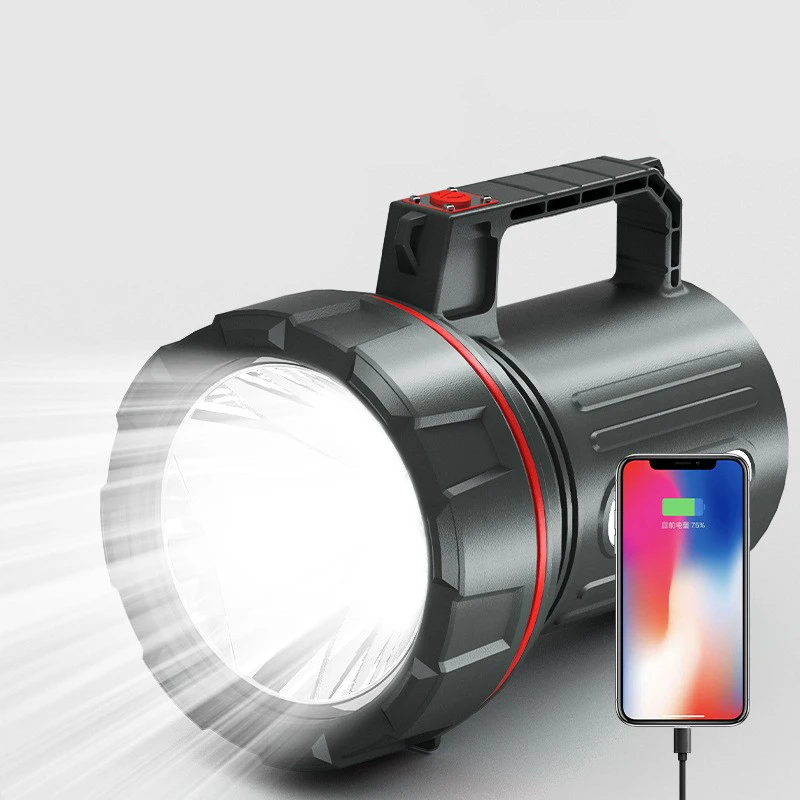 Rechargeable Flashlight Explosionproof  Waterproof Outdoor Flashlight LED Strong Power Long Shot Multifunctional Carrying Lights