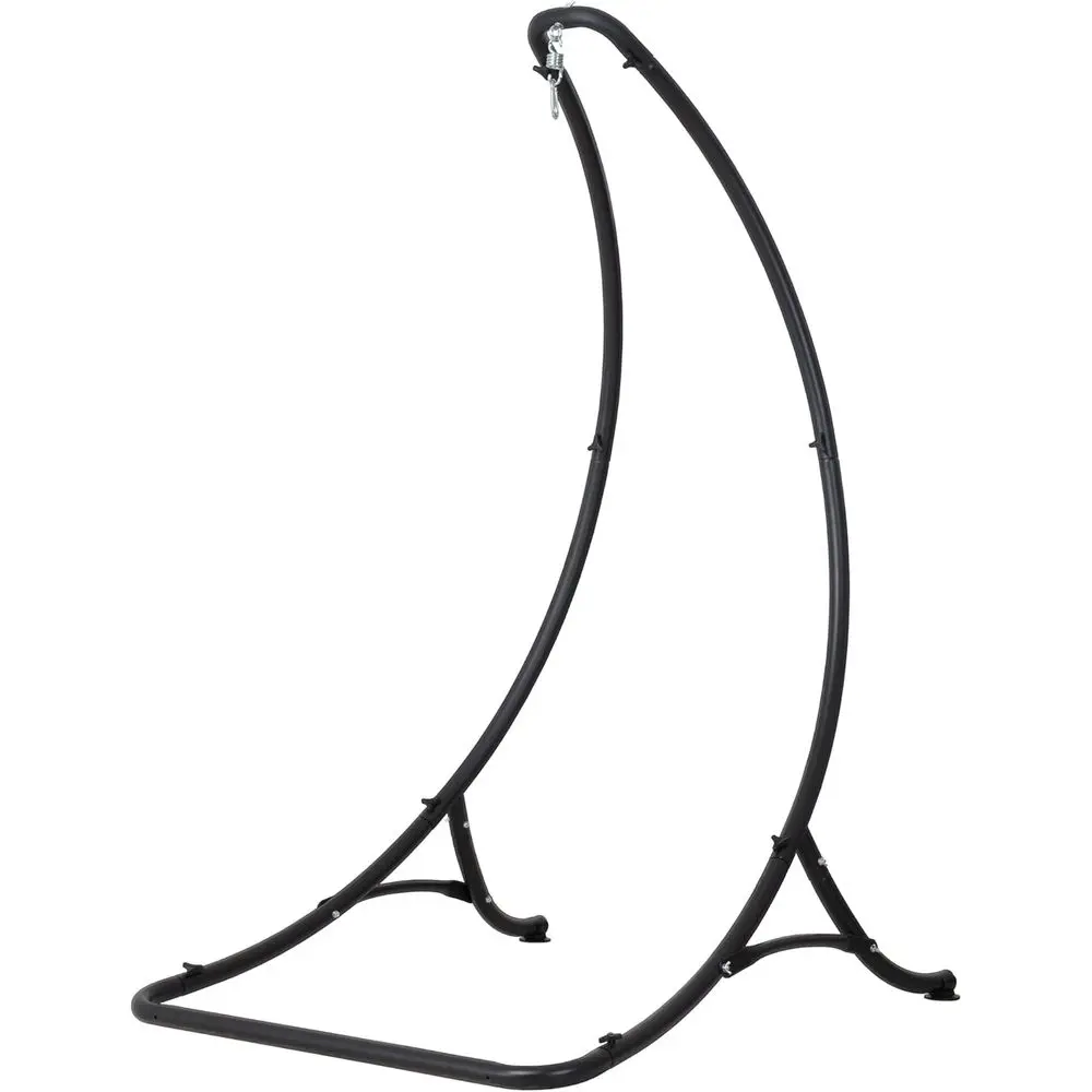 

Прочная подставка для уличного гамака, выдерживает до 400 фунтов, черная.