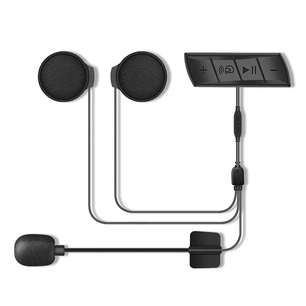 Motorcycle Helmet Radio Headphone Handsfree Bluetooth-compatible 5.0