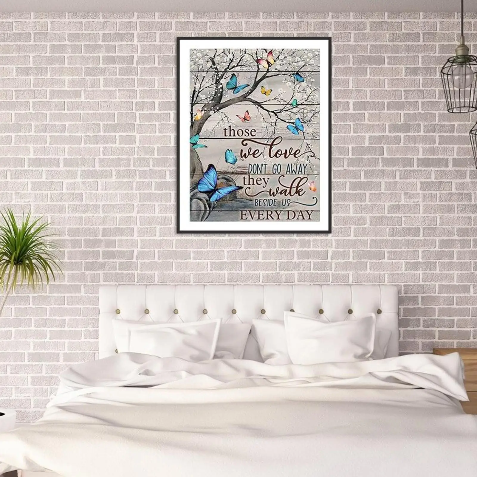

5D Diamond Painting Butterfly Letter Full Round Mosaic Canvas DIY Home Pictures