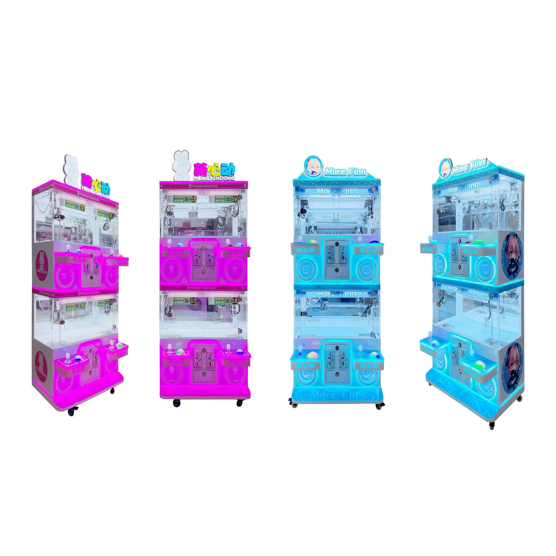 Guangzhou Factory 4 Player Claw Crane Machine Coin Operated Mini Grabber Toy Claw Crane Machine For Sale