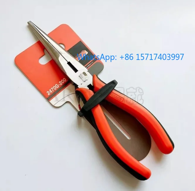 Sweden  fish mark pointed nose pliers pointed electrical clamp 6/8 inch 2470G-160 200