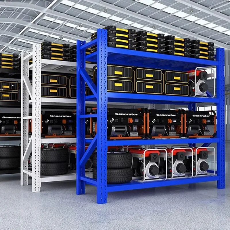 Industrial Iron Medium Storage Shelf for Warehouse for Industrial Smooth Surface Sturdy Construction Easy Installation