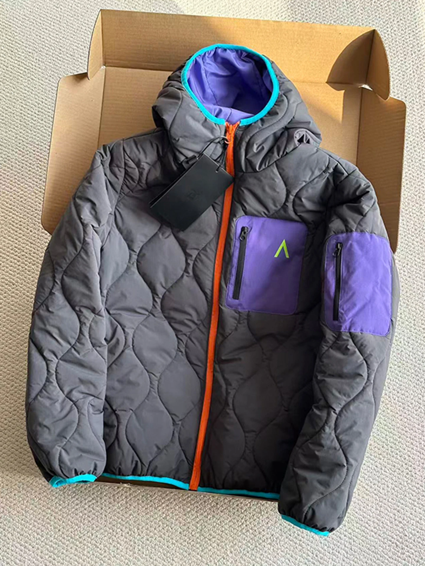 

Lightweight Outdoor Cotton Jaet for Men Winter Sports Coat Hooded Multi-ket Casual Warmth Youth Trendy ort Length Zipper