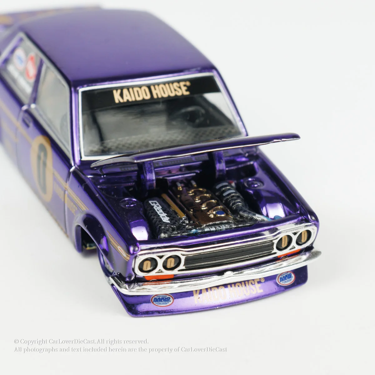 Kaido House + MINIGT Datsun 510 Pro Street Anniversary Edition Литая под давлением модель автомобиля