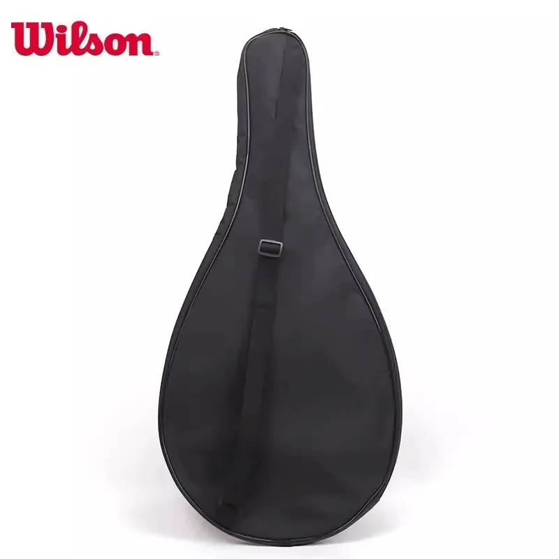 Wilson Tennis Bag Tennis Racket Bag Cover Daily Lightweight Single Shoulder Sports Bag Portable Court Racket Bag Short/long