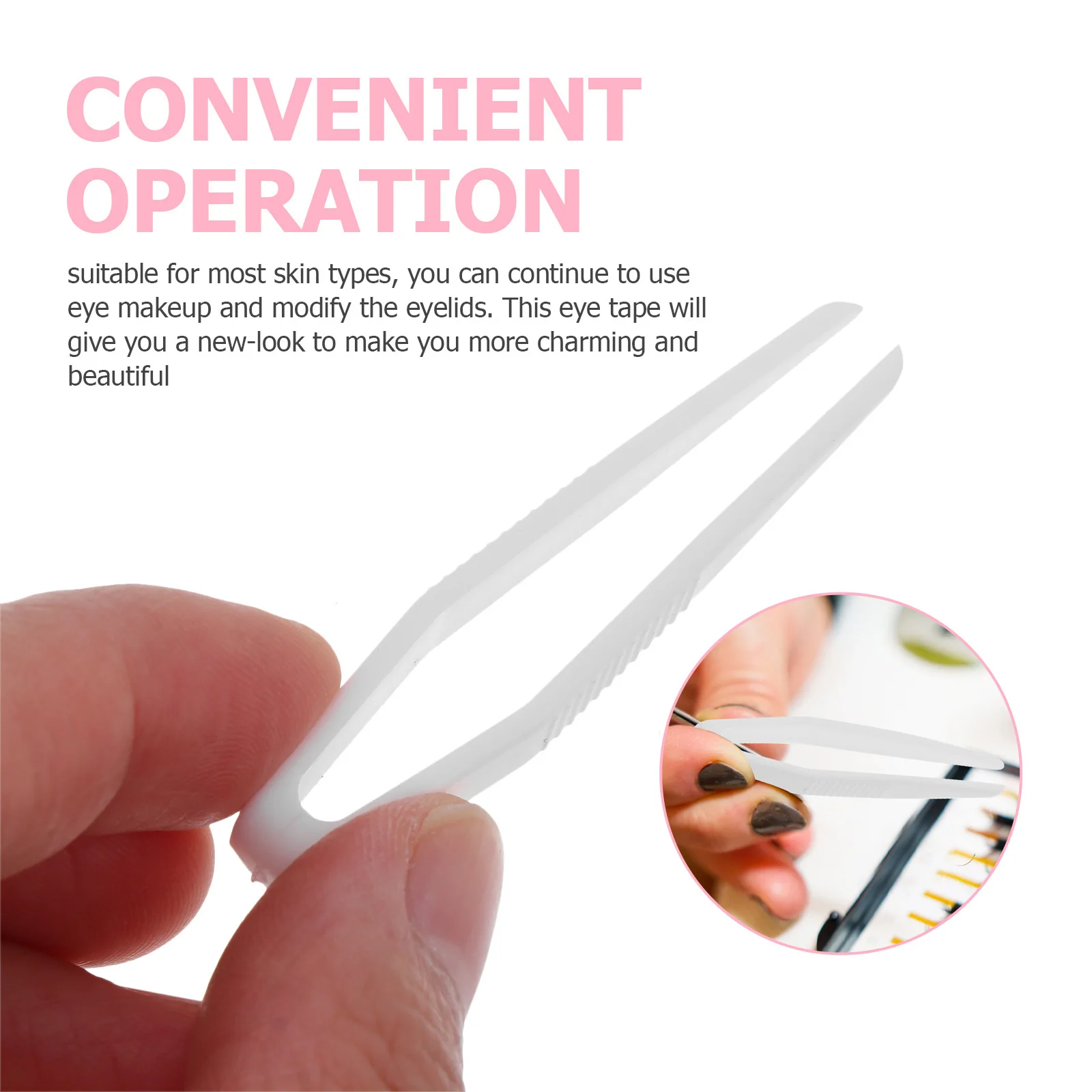 2 set Doppia Palpebra Nastro Plum Shell Design Nessuna Colla Sollevamento Occhi Istantaneo Striscia Traceless Adesivo Palpebra Invisibile Per Il Trucco Delle Donne
