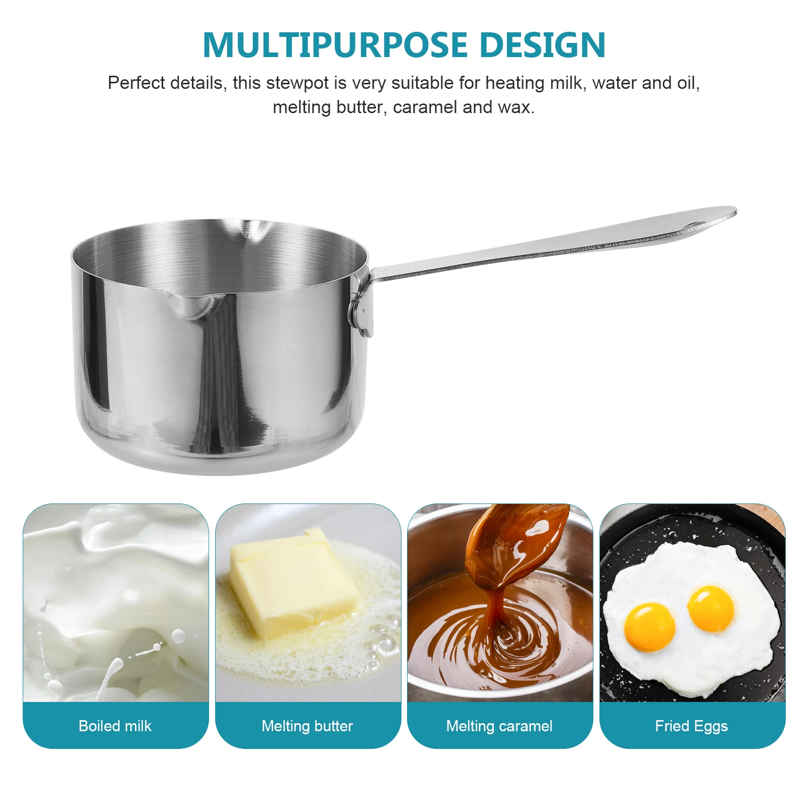 

Small Nonstick Frying Pan Lightweight Heat Resistant Portable Cooking Eggs Breakfast Daily Use Easy Clean Anti