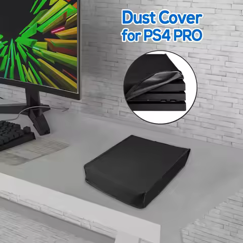 Game Console Dustproof Cover Case for PS4 Pro Game Console Protector Gaming Console Protective Skin Sleeve