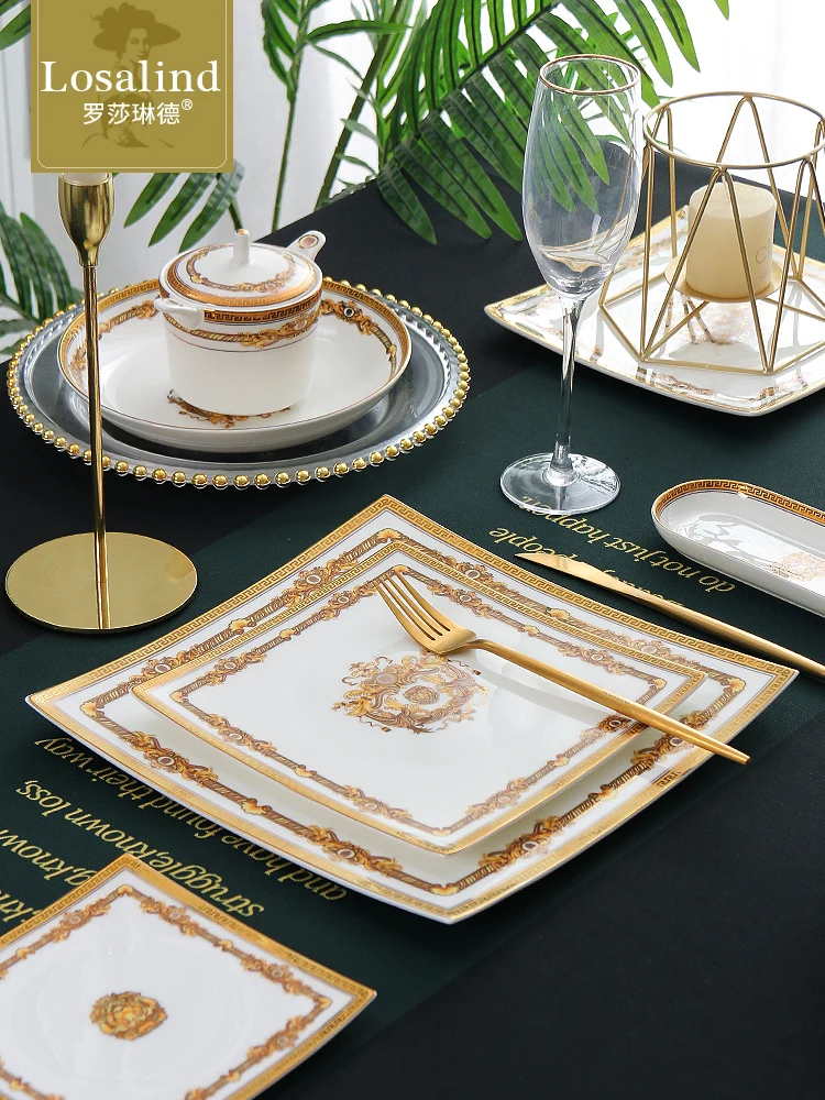 Luxury Gold Rimmed …