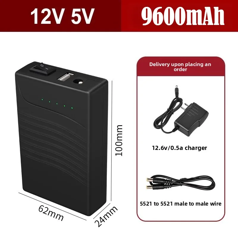12V Multicapacity for Yiseneng Pack with 3C Certification Small Volume Portable Power Bank Large Capacity Rechargeable Batteries
