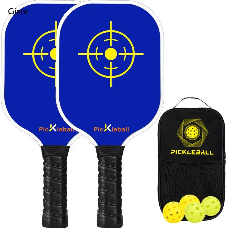 

Pickleball Paddle Set Carbon Fiber Thickened Board Indoor and Competitive Fiberglass Pickleball Racket Picklcball Court Portable