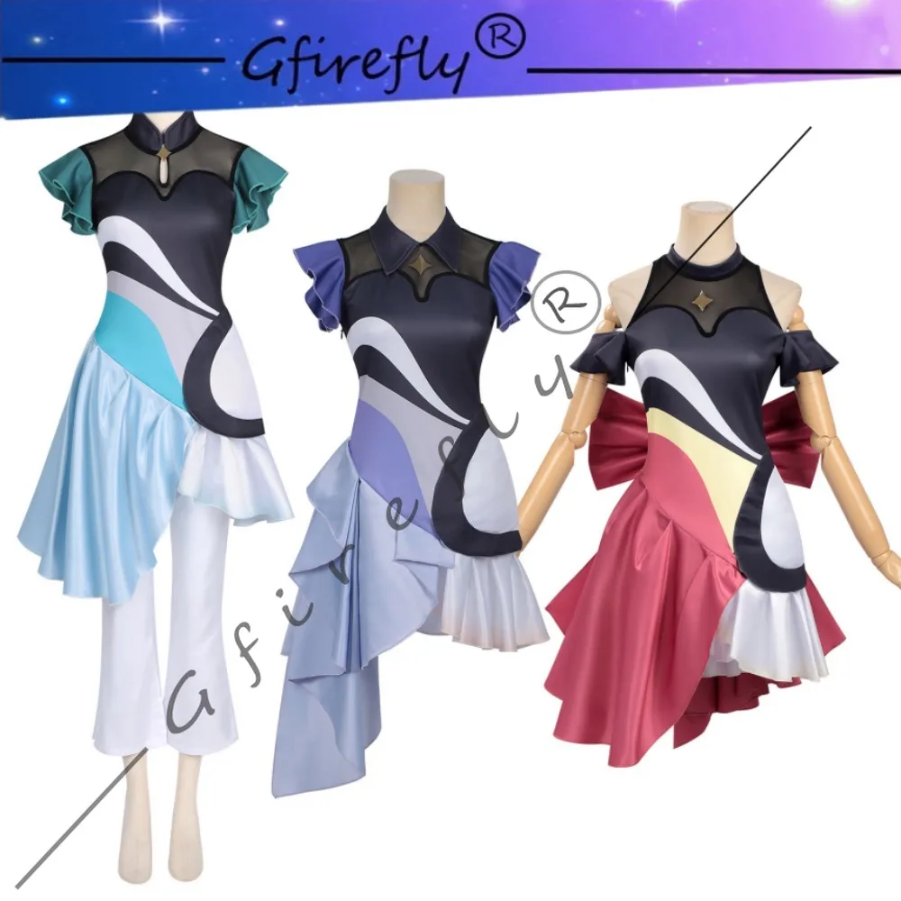 

Chou Kaguya Hime Tsukimi Yachiyo Kaguya Cosplay Set Idol Live Costume Full Set Adult Women Halloween Carnival Comic Con Outfit