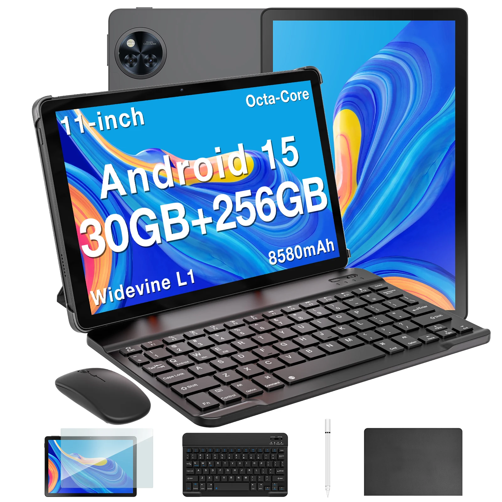 Globale versie DOOGEE U11 Pro Android 16 Tablet PC 11 inch ultraheldere 90Hz scherm 30GB (6 + 24) 256GB mAh batterij tablet