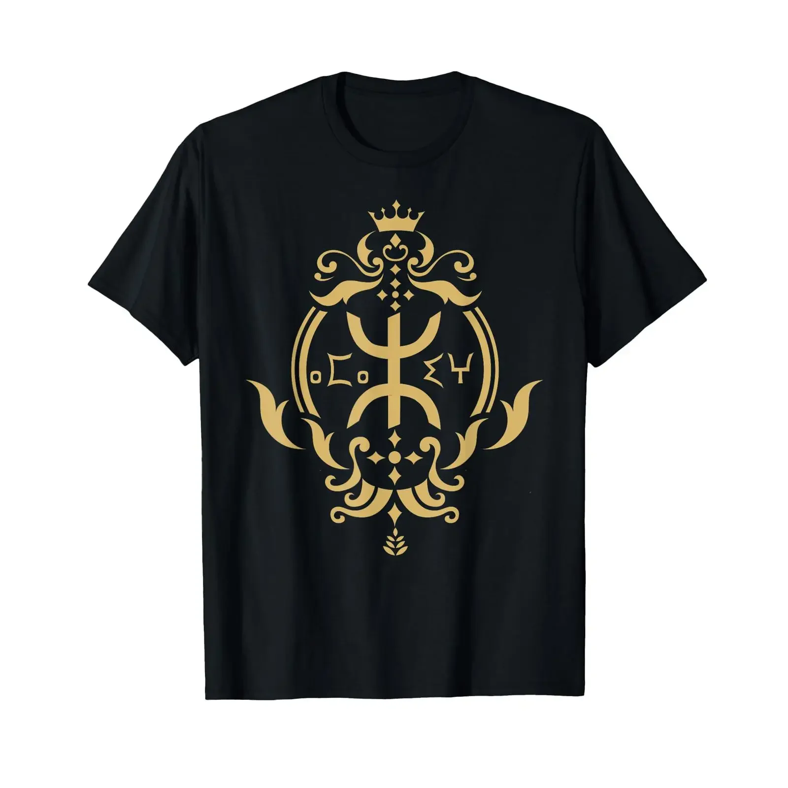 Amazigh King Queen Berber T Shirt vintage Washed Breathable homme Stylish Unisex streetwear fashion Versatile Stretched