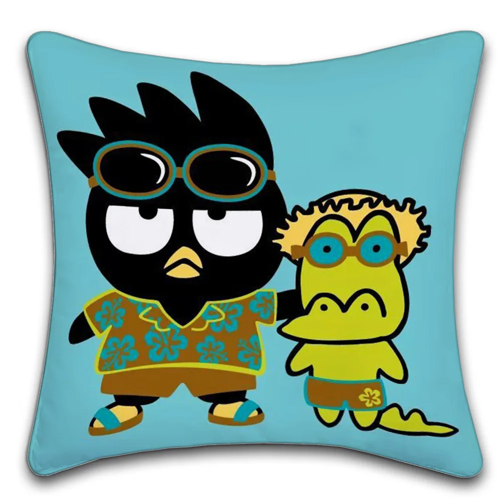 Sanrio BadBadtz-maru Anime  Personalized Pillow Cover Kids Bedroom Wild Party Decor Pillowcase kid Birthday shower Gift