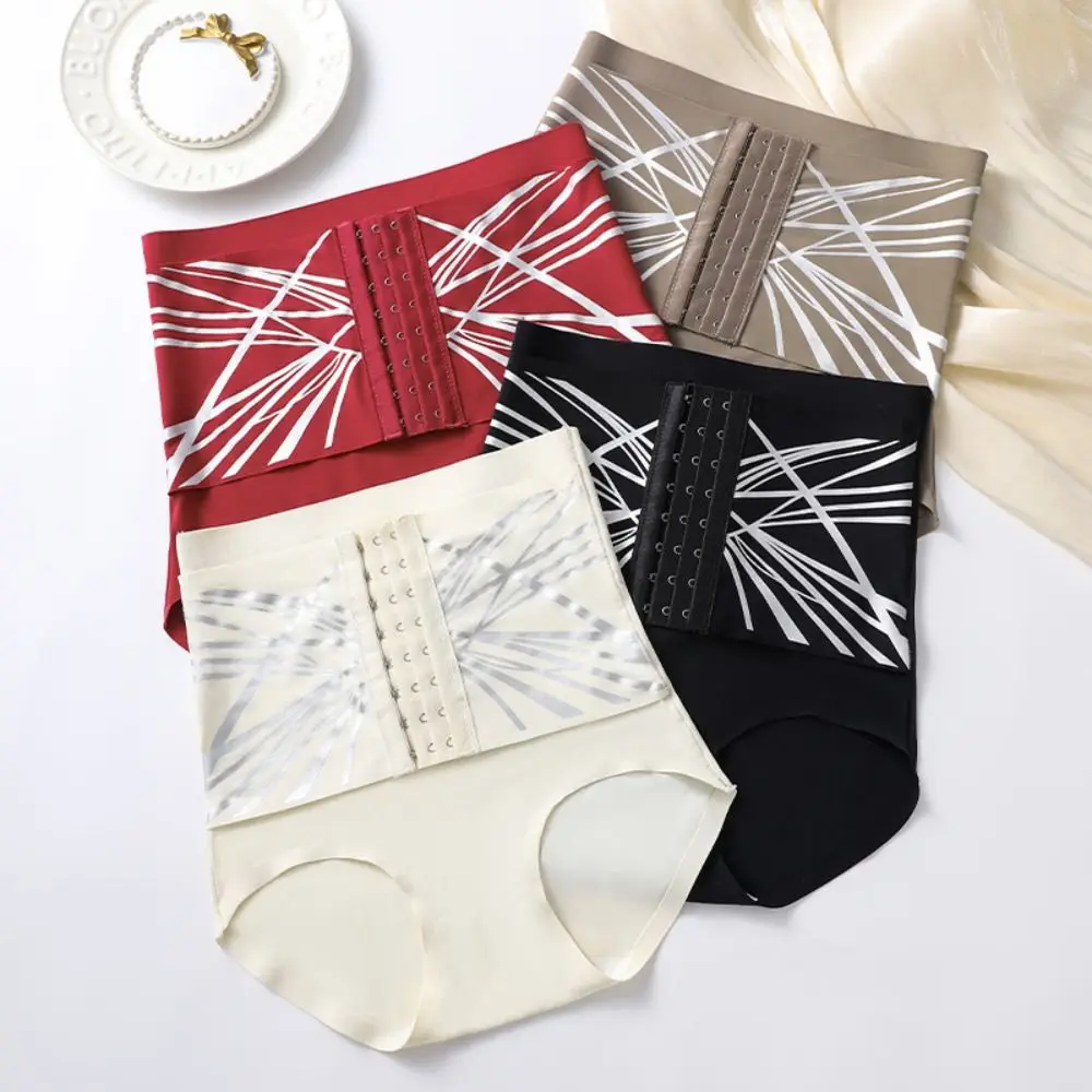 

Послеродовые формирователи тела с высокой талией Корректирующее белье в полоску с пряжкой для похудения Корректирующее белье Тренажер для талии Подтягивающие живот Трусы для подтяжки ягодиц