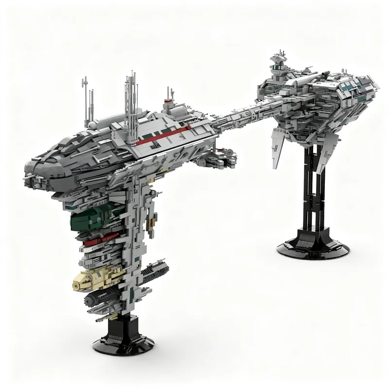 7230PCS MOC Space Battle Movie Nebulon B Redemption Model Custom Puzzle DIY Creative Ideas Toy Assembly Birthday Gift Gifts