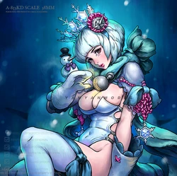 38MM Resin scale beauty model kits DIY self-assembled A-853
