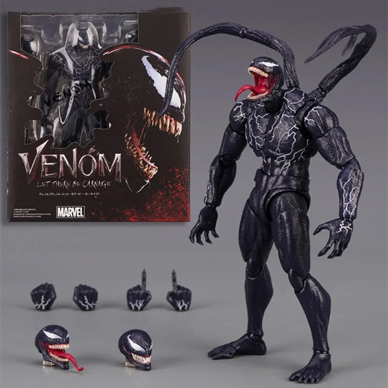 

Фигурка Venom Legends, подвижные игрушки, сменное лицо, статуя, модель куклы, Коллекционная детская игрушка в подарок