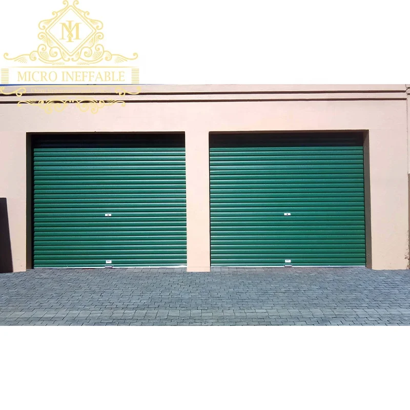 Best Sale Modern Villa Exterior Insulated Automatic Remote Control Aluminum Sectional Glass Garage Door For Shop