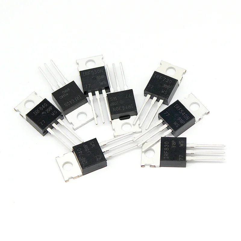 5PCS Transistors TO-220 IRF740 IRF640 IRF540N IRF630N IRF730 IRF830 Power Mosfet Transistor Kit