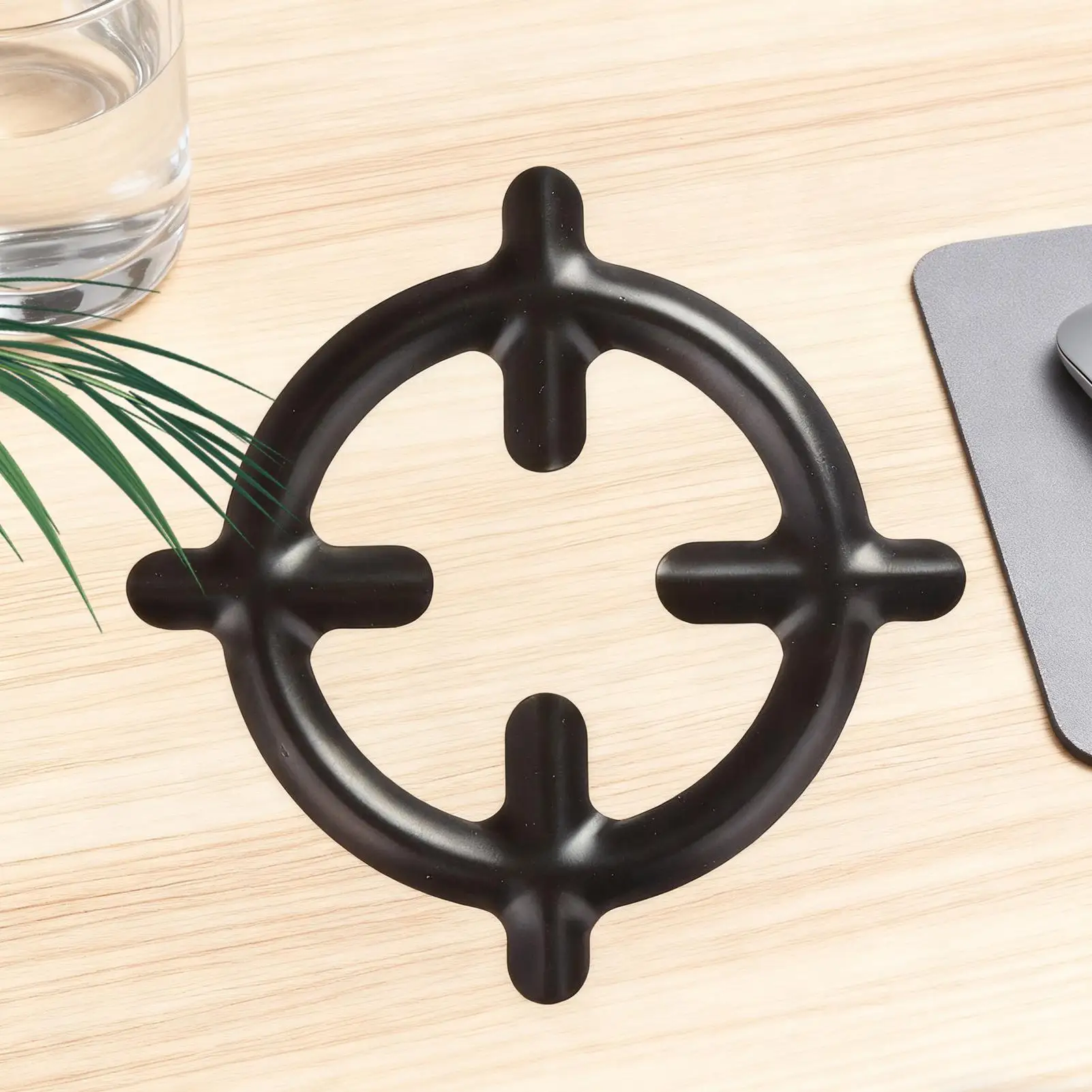 Stove Grates Heat Resistant Ring Rack Metal Burner Coffee Pot Holder For Butter Warmers Saucepans Hobs Coffee Pot Cookware - view 2
